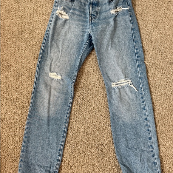 501 Original Fit Levi Jeans- Button Fly - Picture 1 of 2